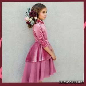 Joyfolie Girls Nina Dress in Rose Brand New SZ 14